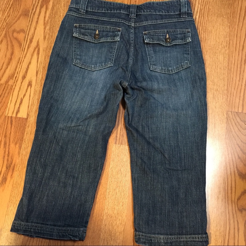 ▫️Lee Just Below The Waist Denim Capris Size 8M - Picture 3 of 7